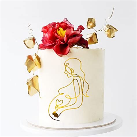 Maternity witch cake topper